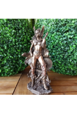 Veronese Design Giftware & Lifestyle - Frigga Norse Goddess of Wisdom Bronzed Statue 25cm