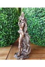 Veronese Design Giftware & Lifestyle - Frigga Norse Goddess of Wisdom Bronzed Statue 25cm