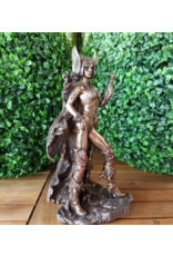 Veronese Design Giftware & Lifestyle - Frigga Norse Goddess of Wisdom Bronzed Statue 25cm