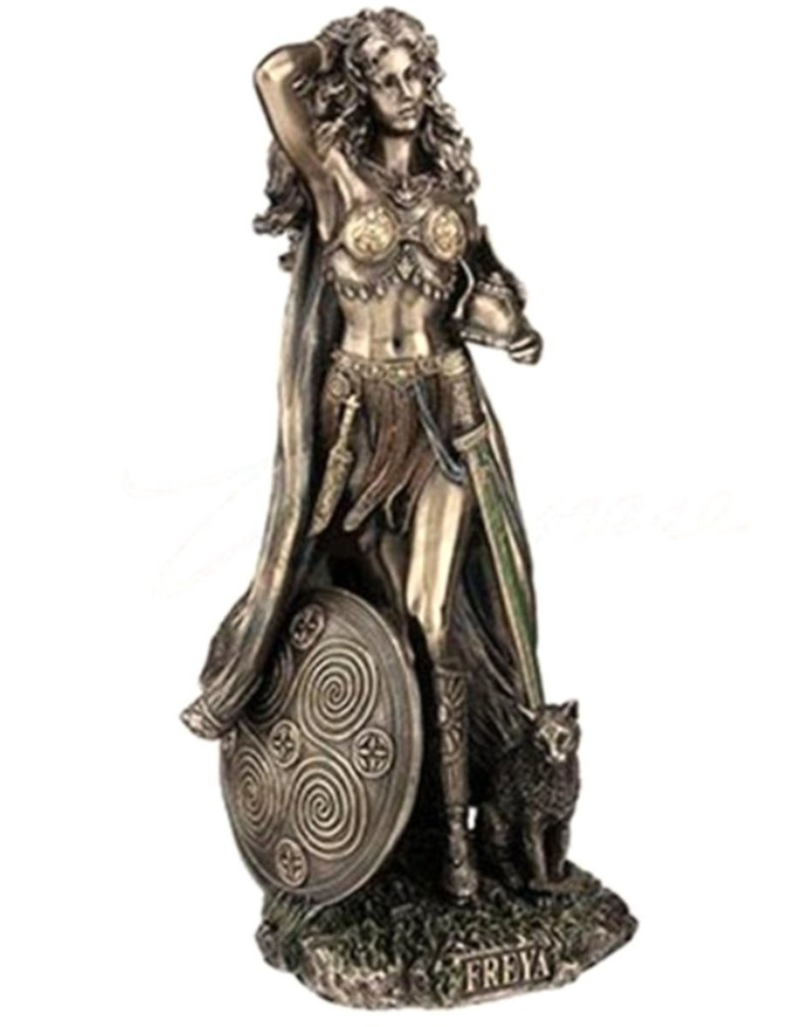 Veronese Design Giftware & Lifestyle - Freya Nordic goddess of fertility, love and lust statue 25,5cm
