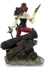 Veronese Design Giftware & Lifestyle - Female Pirate with Pistol and Sword figurine