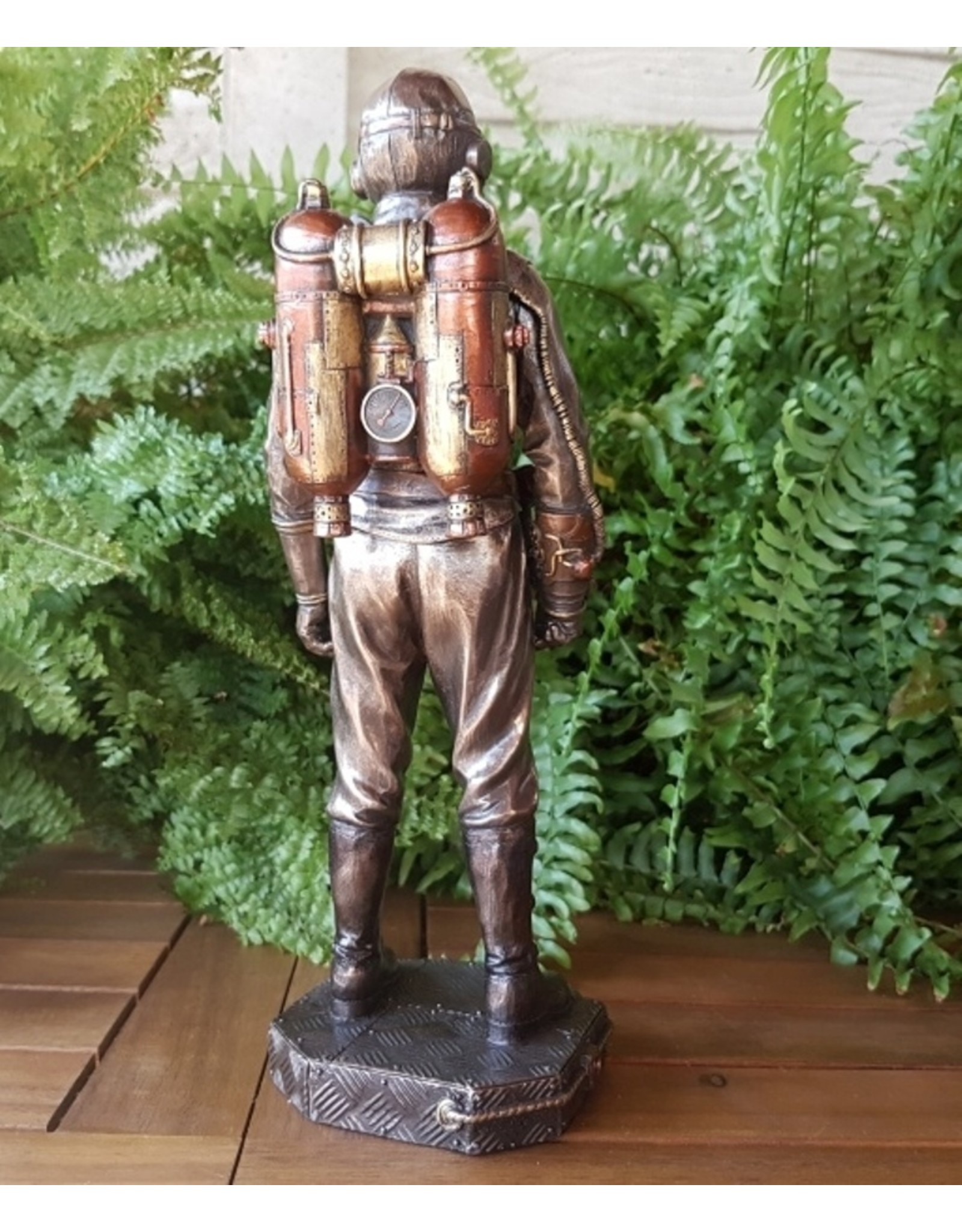 Veronese Design Giftware & Lifestyle - Steampunk Aeronaut Bronzed figurine