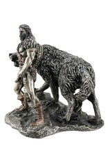 Veronese Design Giftware & Lifestyle - Norse God Tyr and the Binding of Fenrir bronzed figurine