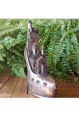 Veronese Design Giftware & Lifestyle - Steampunk Stiletto Ironopolis - Shoe with Village 25,5cm