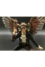 Veronese Design Giftware & Lifestyle - Steampunk Winged Man with Handgun figurine 23,5cm