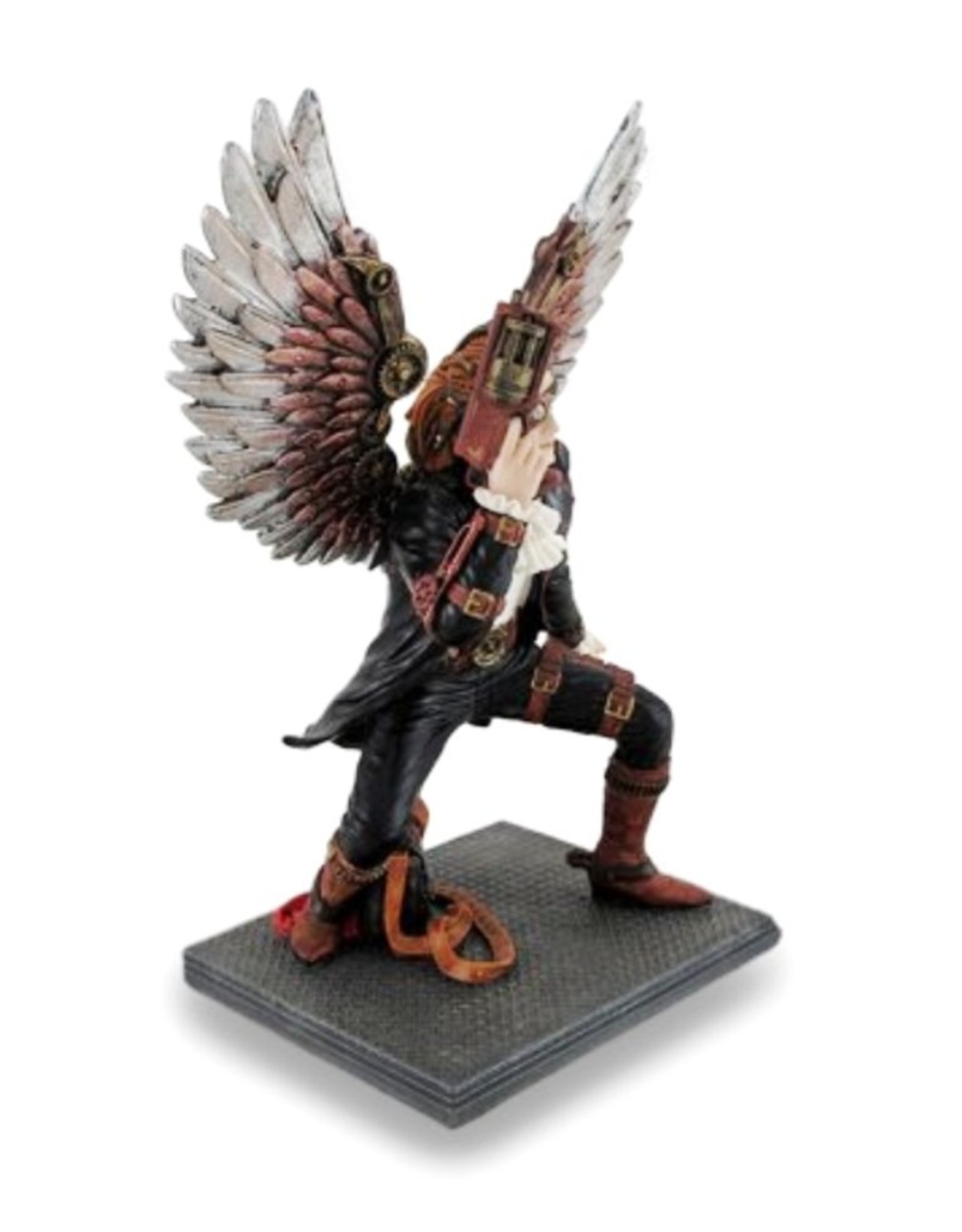 Veronese Design Giftware & Lifestyle - Steampunk Winged Man with Handgun figurine 23,5cm