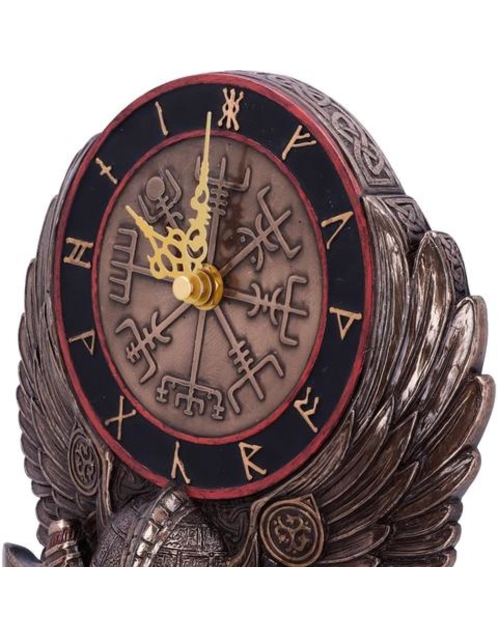 Veronese Design Giftware & Lifestyle - Viking Vegvisir Wandklok - Gebronsd