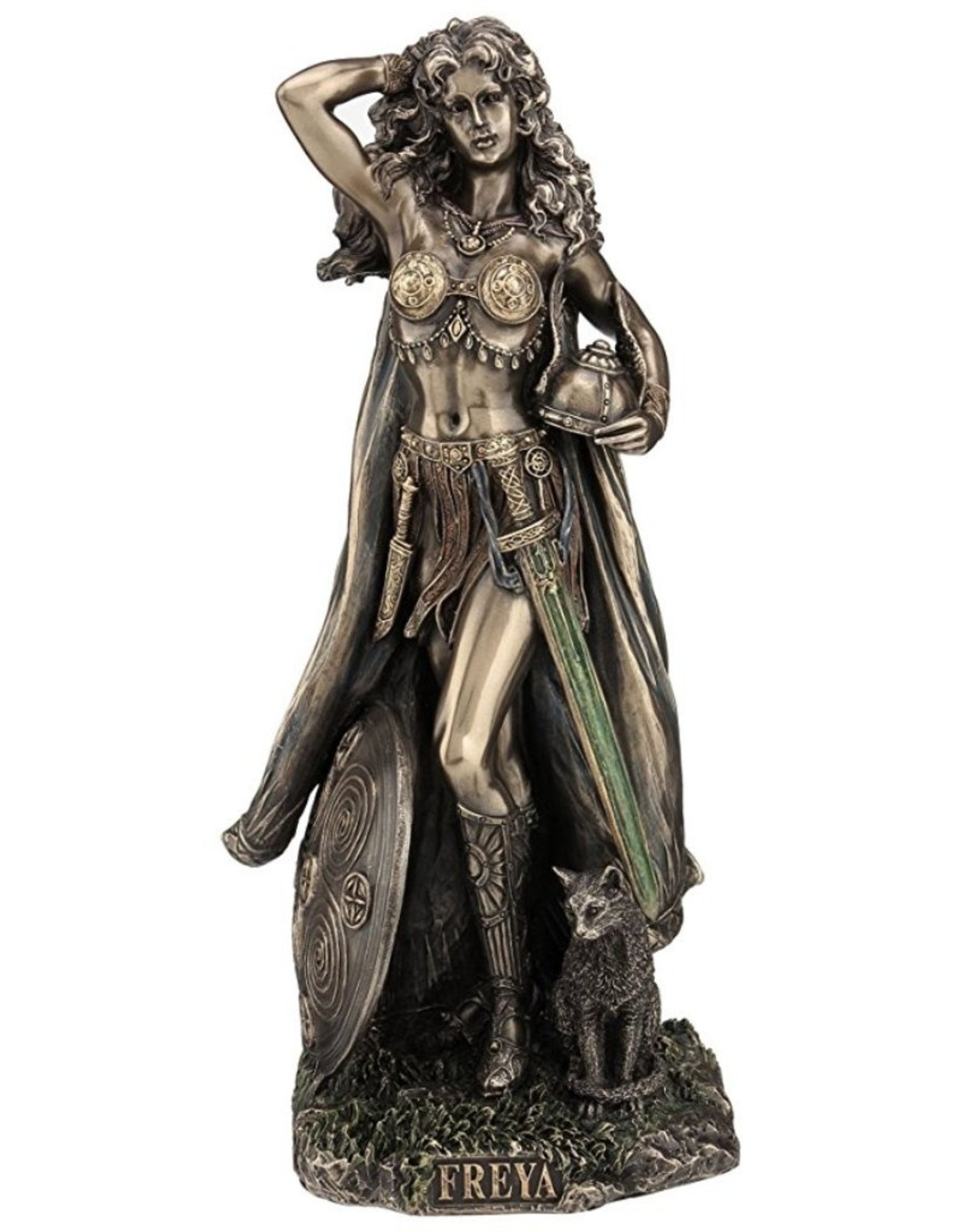 Veronese Design Giftware & Lifestyle - Freya Nordic goddess of fertility, love and lust statue 25,5cm