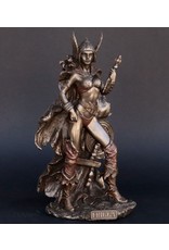 Veronese Design Giftware & Lifestyle - Frigga Norse Goddess of Wisdom Bronzed Statue 25cm