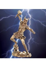 Veronese Design Giftware & Lifestyle - Thor Noorse Dondergod Gebronsd beeld 31cm