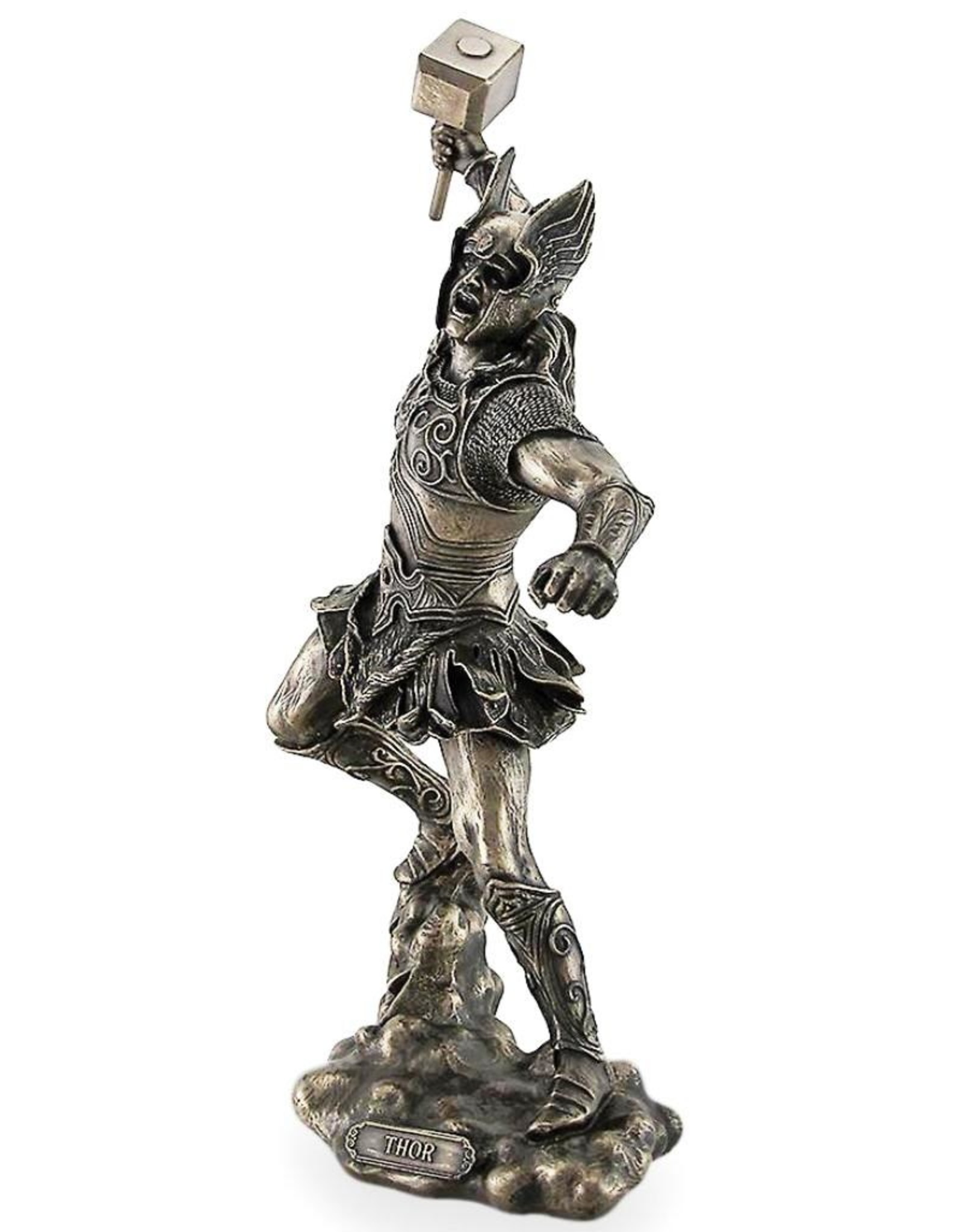 Veronese Design Giftware & Lifestyle - Thor Noorse Dondergod Gebronsd beeld 31cm