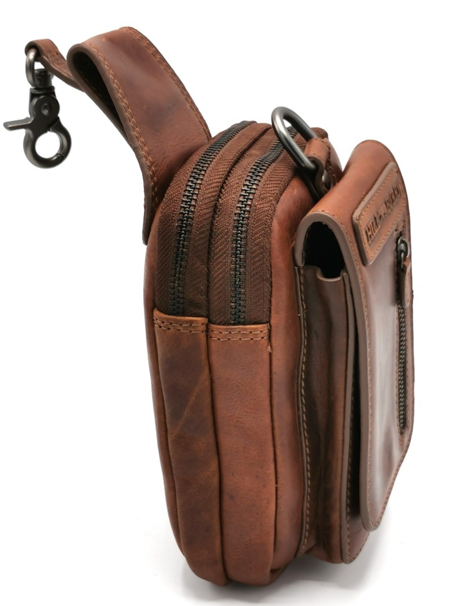 HillBurry Leather bags - HillBurry Leather Belt Bag Brown