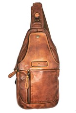 HillBurry Leather bags - Hillburry leather crossbody bag Sling bag cognac