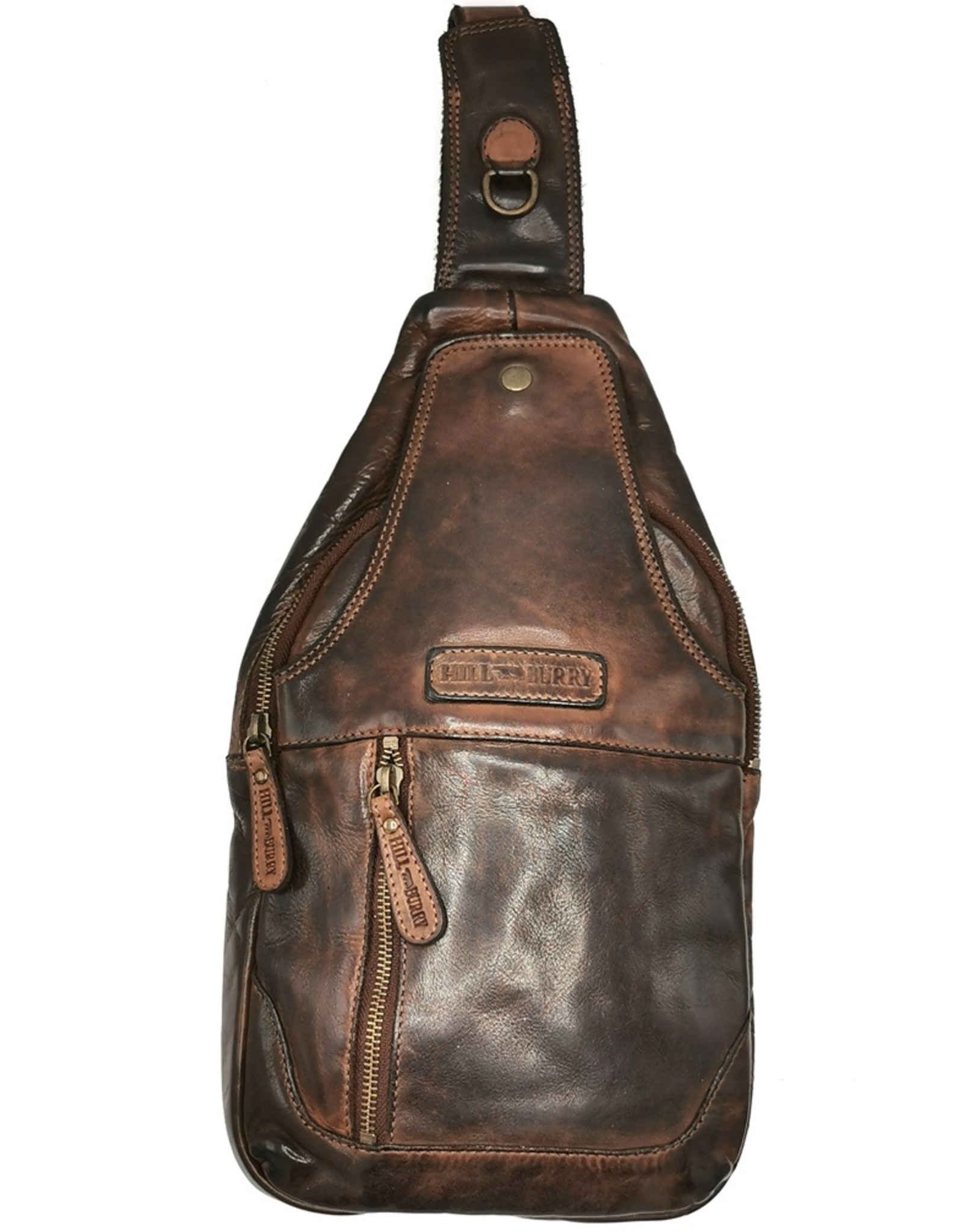 HillBurry Leather bags - Hillburry leather crossbody bag Sling bag brown