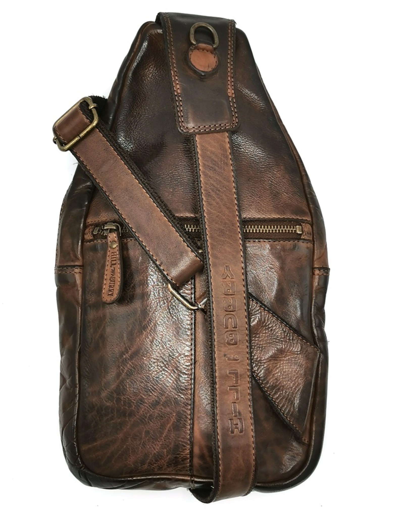 HillBurry Leather bags - Hillburry leather crossbody bag Sling bag brown