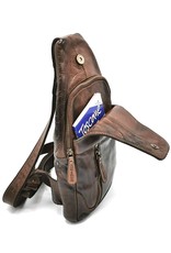 HillBurry Leather bags - Hillburry leather crossbody bag Sling bag brown