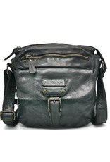 HillBurry Leather Shoulder bags  Leather crossbody bags - HillBurry Shoulder Bag Washed Leather black