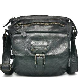 HillBurry HillBurry Shoulder Bag Washed Leather black