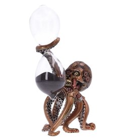 NemesisNow Mechanical Octopus Steampunk Sand Timer 18,5cm