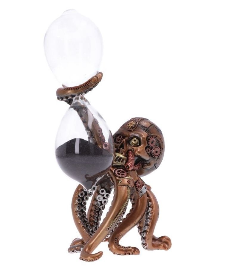 Octopus Timer Mechanical Octopus Steampunk Sand Timer 18,5cm | Boutique Trukado ...