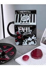 Killstar Giftware & Lifestyle - Evil Drink Killstar Keramische Mok met Deksel