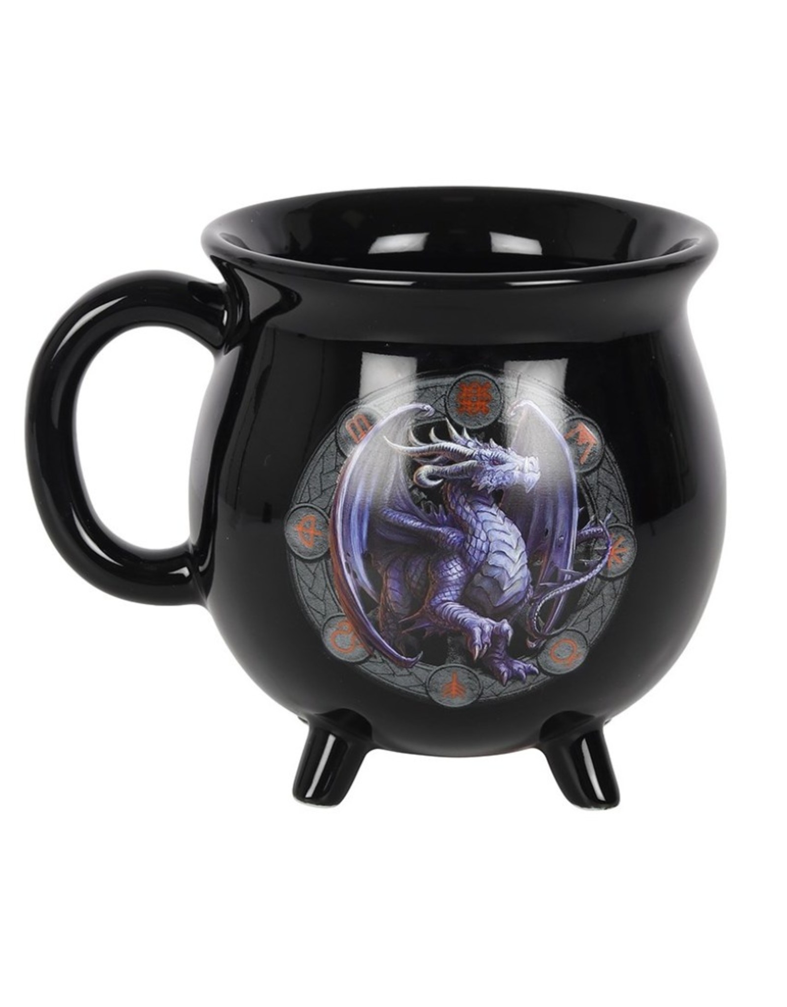 Anne Stokes Giftware & Lifestyle -  Color Changing Cauldron Mug Samhain - Anne Stokes