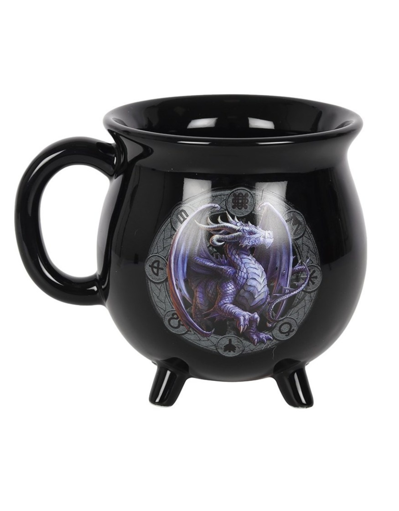 Anne Stokes Giftware & Lifestyle -  Color Changing Cauldron Mug Samhain - Anne Stokes