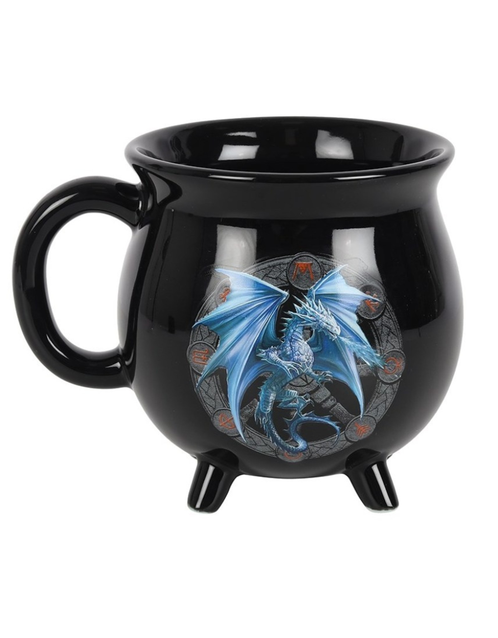 Anne Stokes Giftware & Lifestyle -  Color Changing Cauldron Mug Yule Anne Stokes