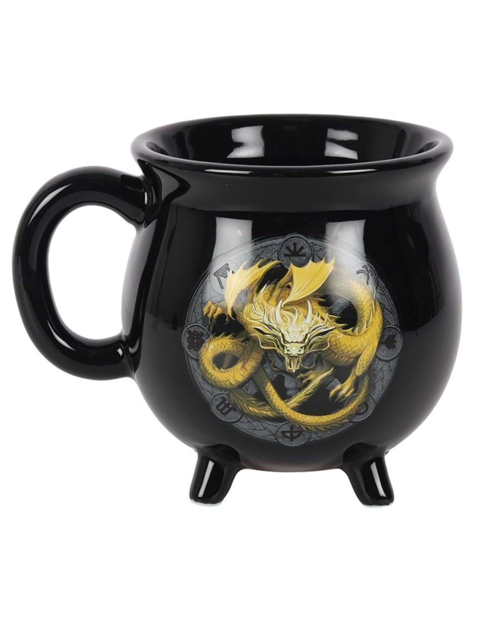 Anne Stokes Giftware & Lifestyle - Color Changing Cauldron Mug Imbolc Anne Stokes