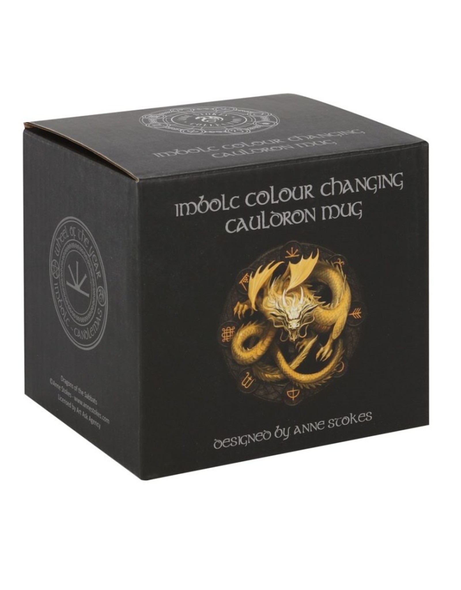 Anne Stokes Giftware & Lifestyle - Color Changing Cauldron Mug Imbolc Anne Stokes