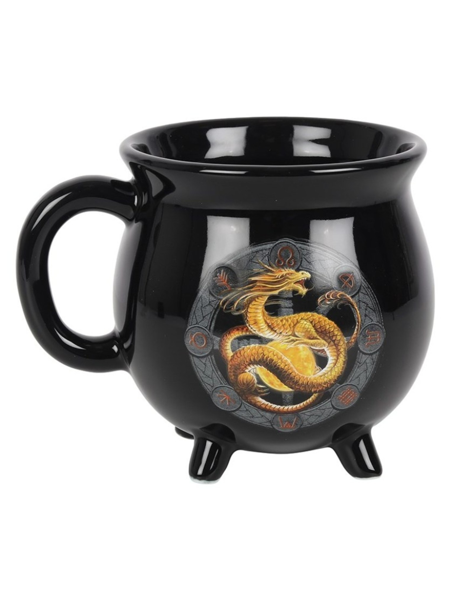 Anne Stokes Giftware & Lifestyle - Color Changing Cauldron Mug Litha Anne Stokes