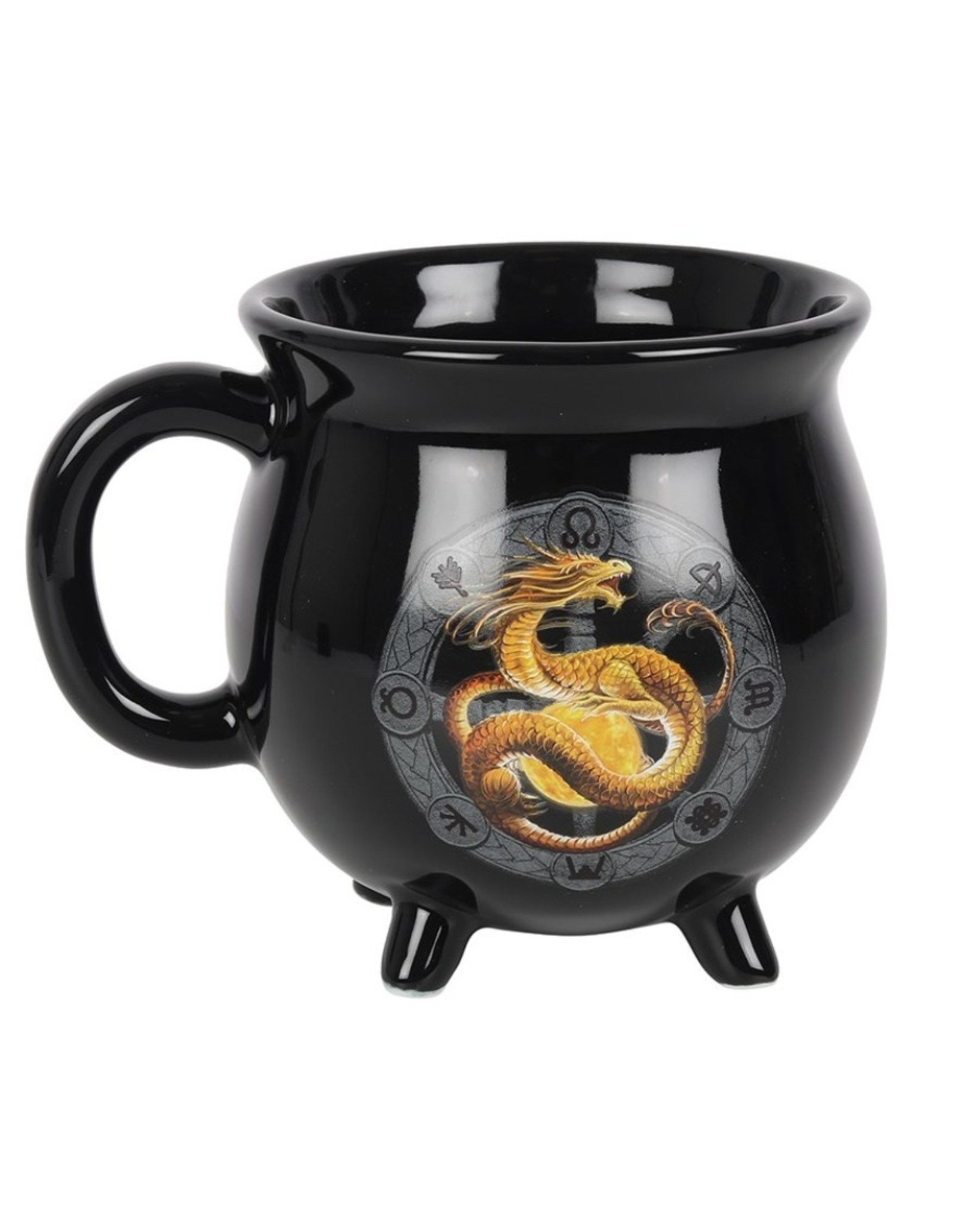 Anne Stokes Giftware & Lifestyle - Color Changing Cauldron Mug Litha Anne Stokes