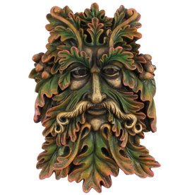 Something Different Green Man Face Plaque 22cm