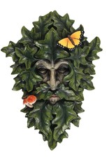 Something Different Miscellaneous - Leafy Green Man Wall Plague 29cm