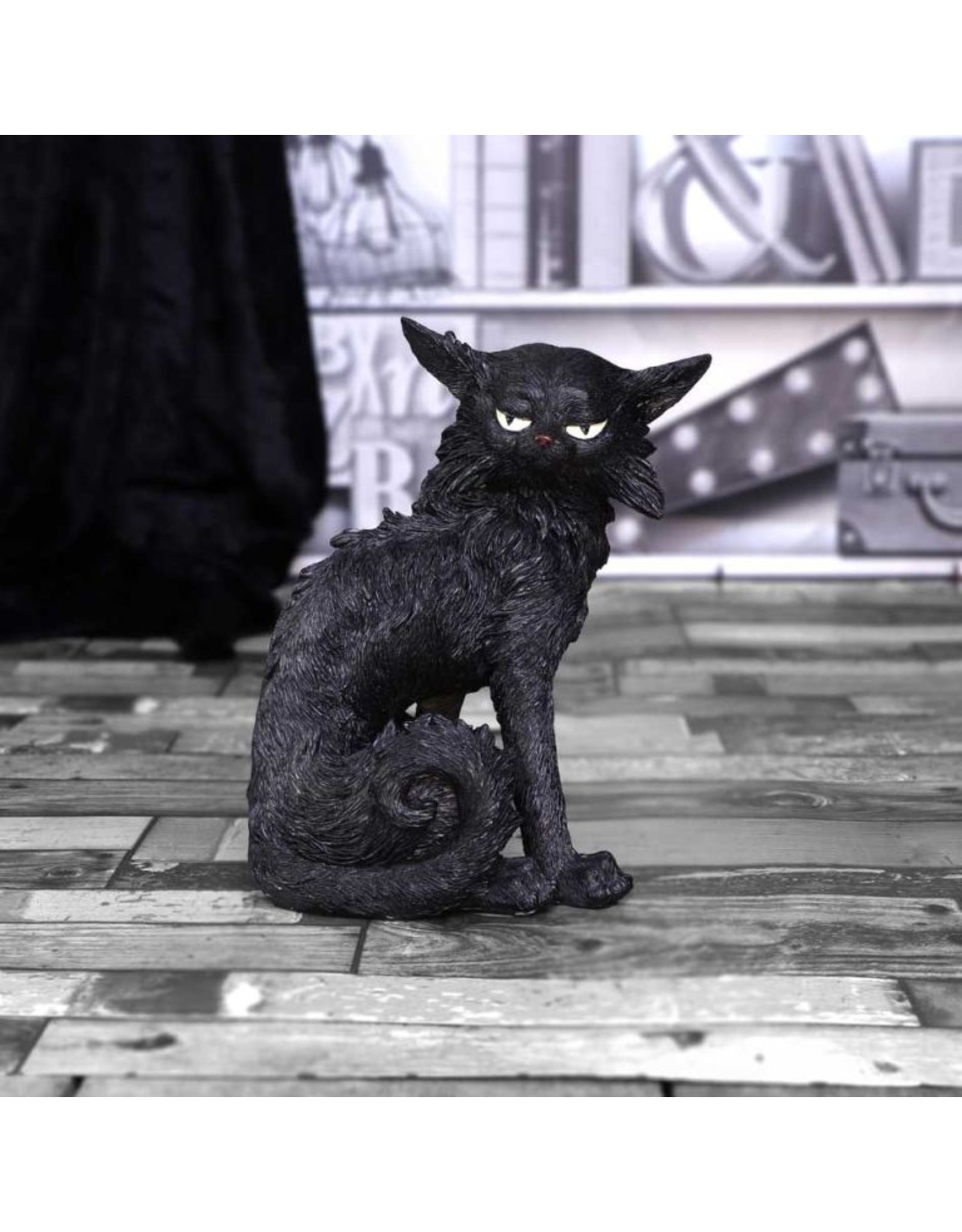 Alator Giftware & Lifestyle - Witches Familiar Figure  Black Cat Salem 19,6cm