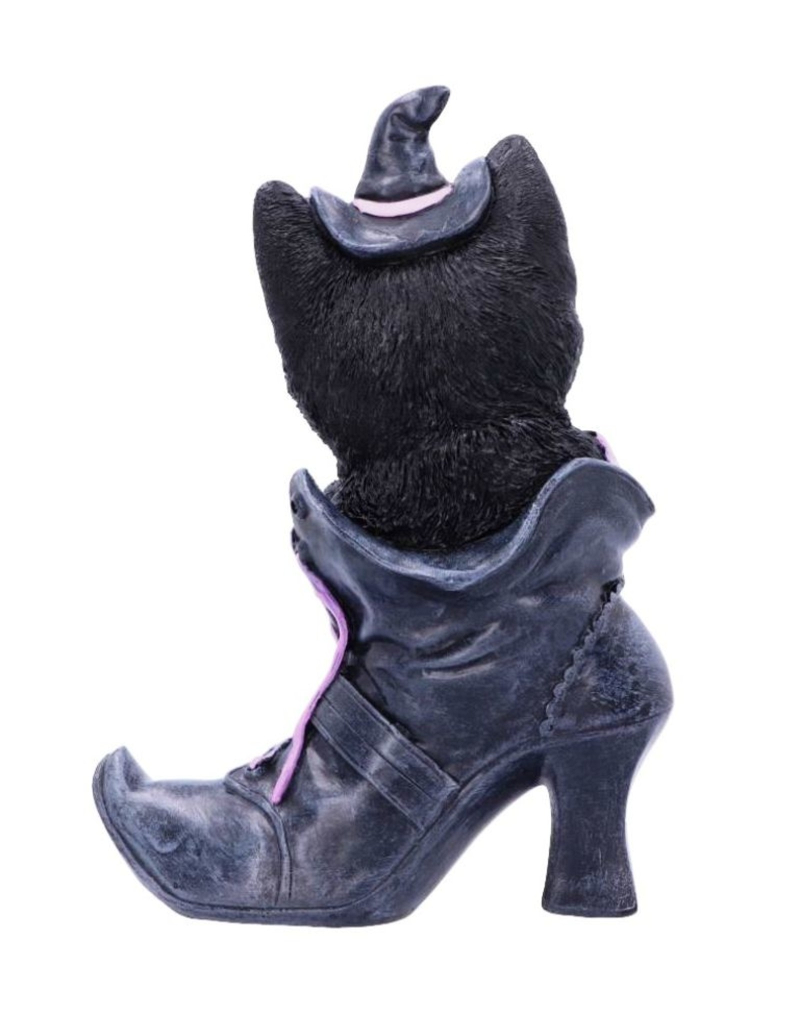 Alator Giftware & Lifestyle - Black Cat with witch hat sitting in Boot Figurine 18.5cm