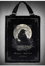 Restyle Gothic bags Steampunk bags - Black Gothic Book Handbag, Raven moon Magic Spells