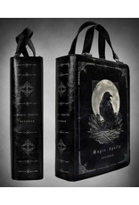 Restyle Gothic tassen Steampunk tassen - Zwarte Gothic Boek Handtas met Raaf  Magic Spells