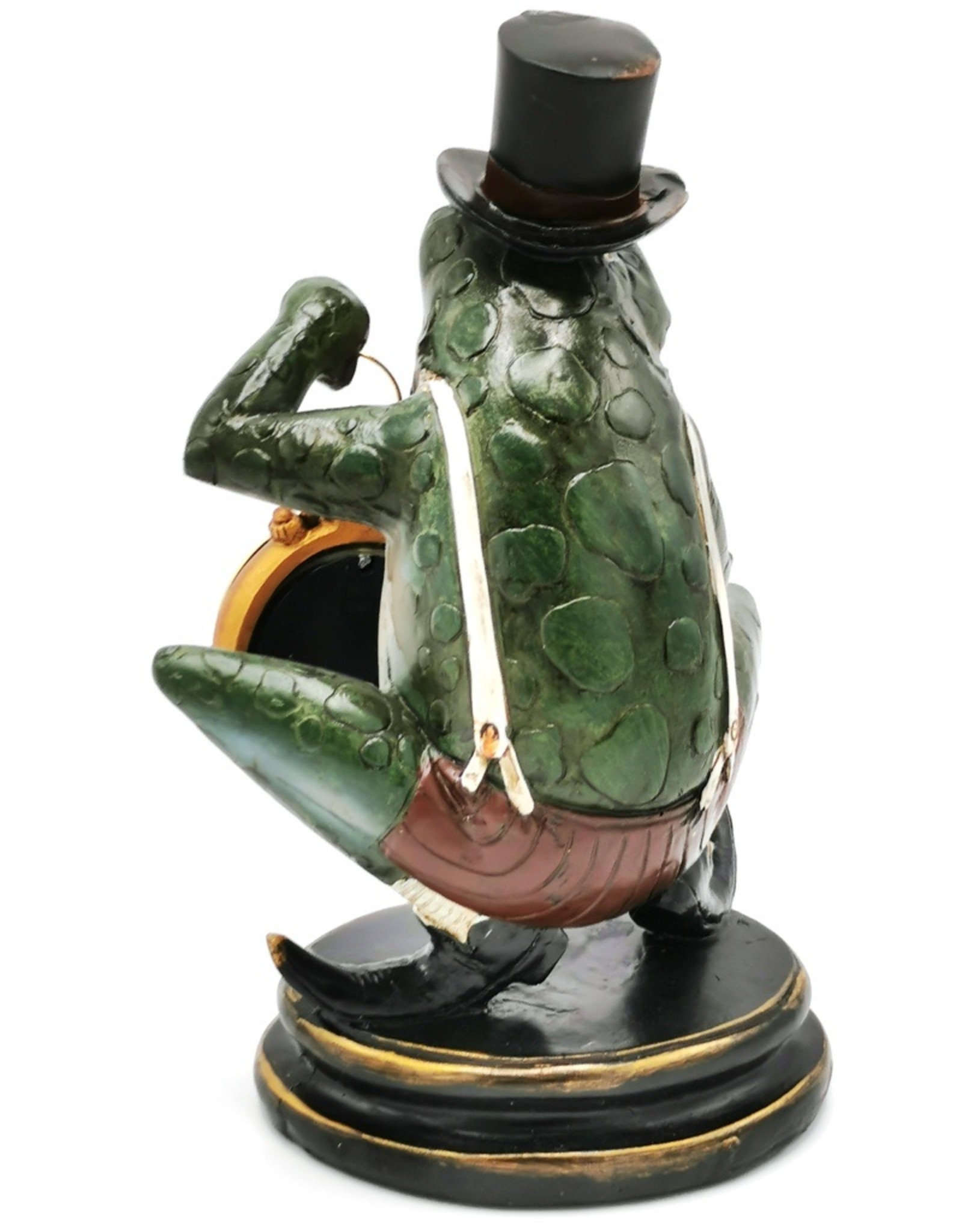 Trukado Giftware & Lifestyle - Frog with Top Hat and Clock figurine 21cm