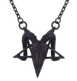 Restyle Ram Schedel ketting Restyle (zwart)