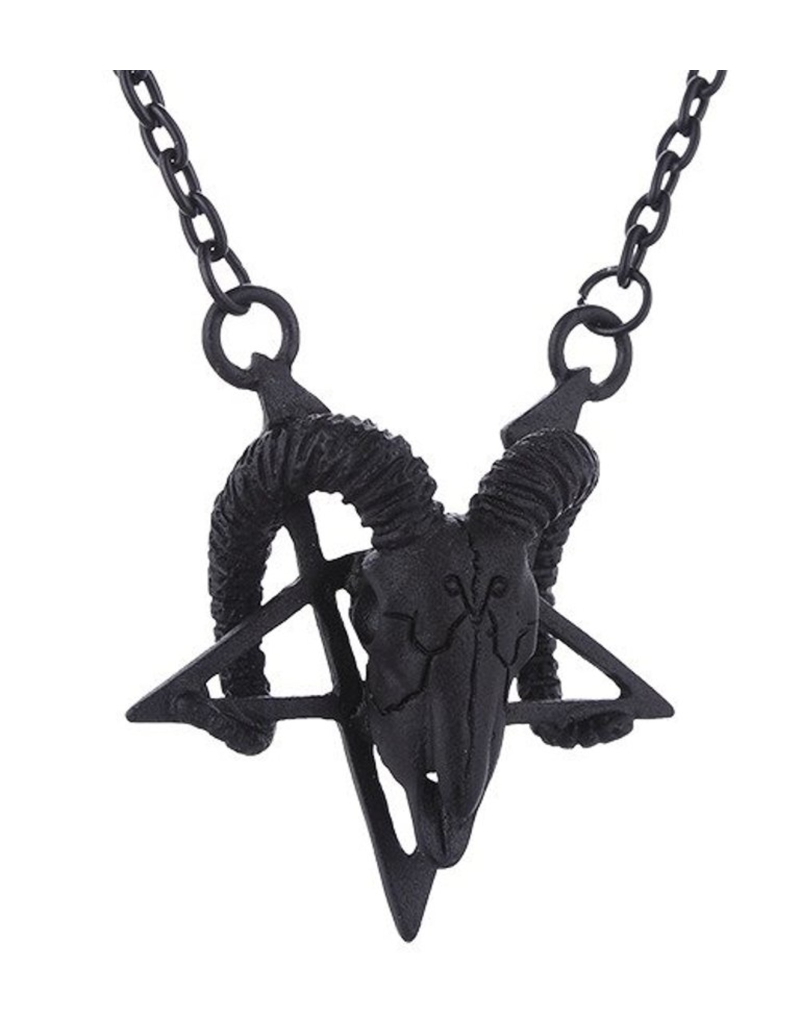 Restyle Jewellery -   Ram Skull necklace Restyle (black)