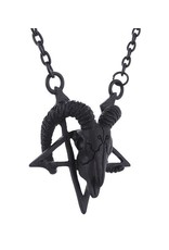 Restyle Jewellery -   Ram Skull necklace Restyle (black)