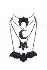 Restyle Jewellery - Bat necklace Restyle (black)