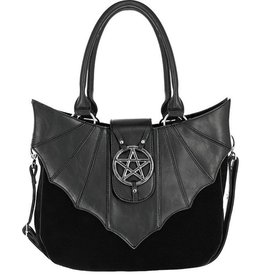 Restyle Gothic handbag with Pentagram and Bat wings