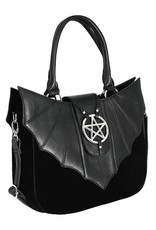 Restyle Gothic bags Steampunk bags - Gothic handbag with Pentagram and Bat wings