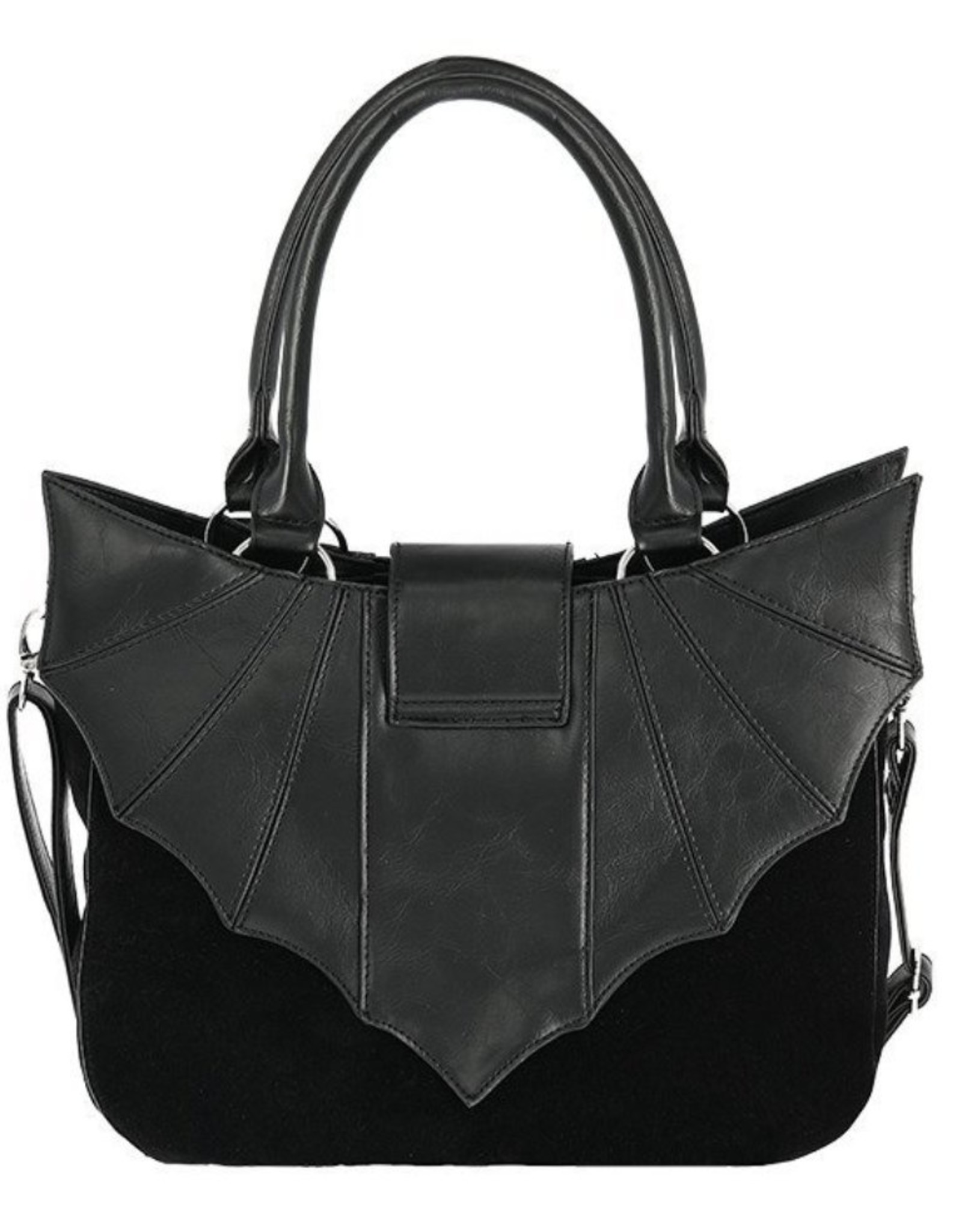 Restyle Gothic bags Steampunk bags - Gothic handbag with Pentagram and Bat wings