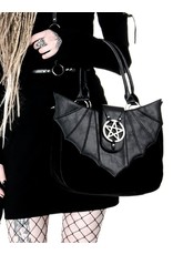 Restyle Gothic bags Steampunk bags - Gothic handbag with Pentagram and Bat wings