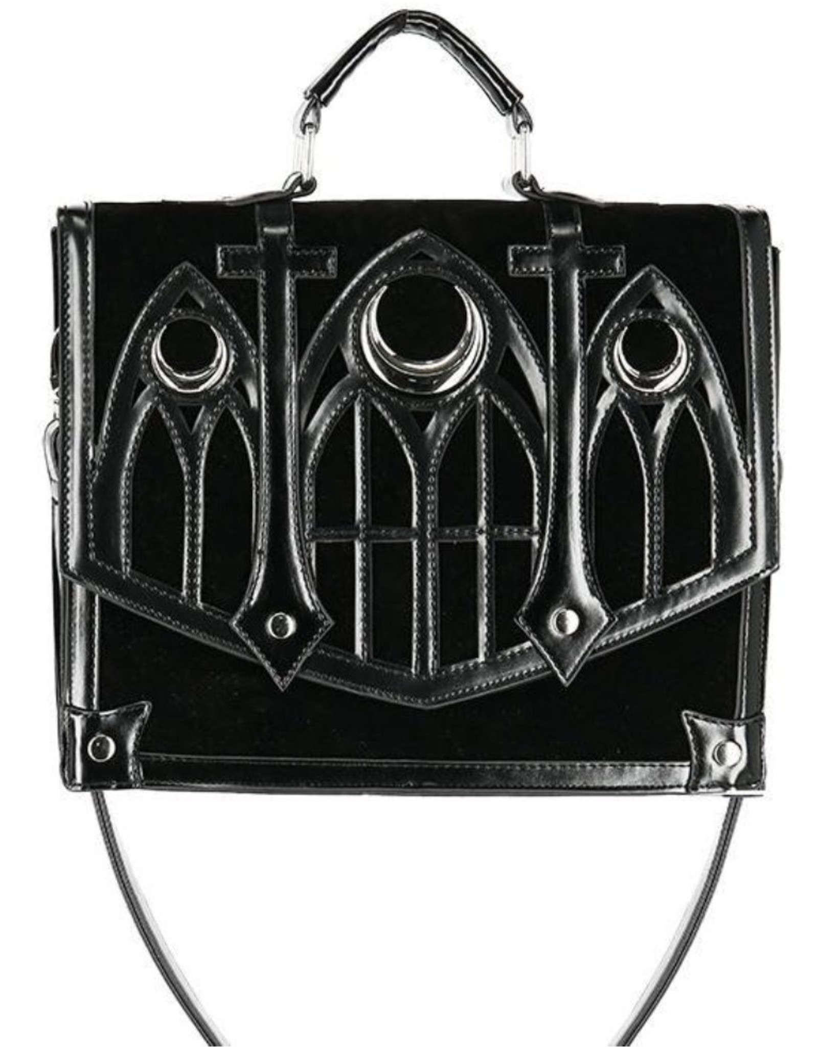 Restyle Gothic bags Steampunk bags - Gothic, Cathedral-patterned handbag