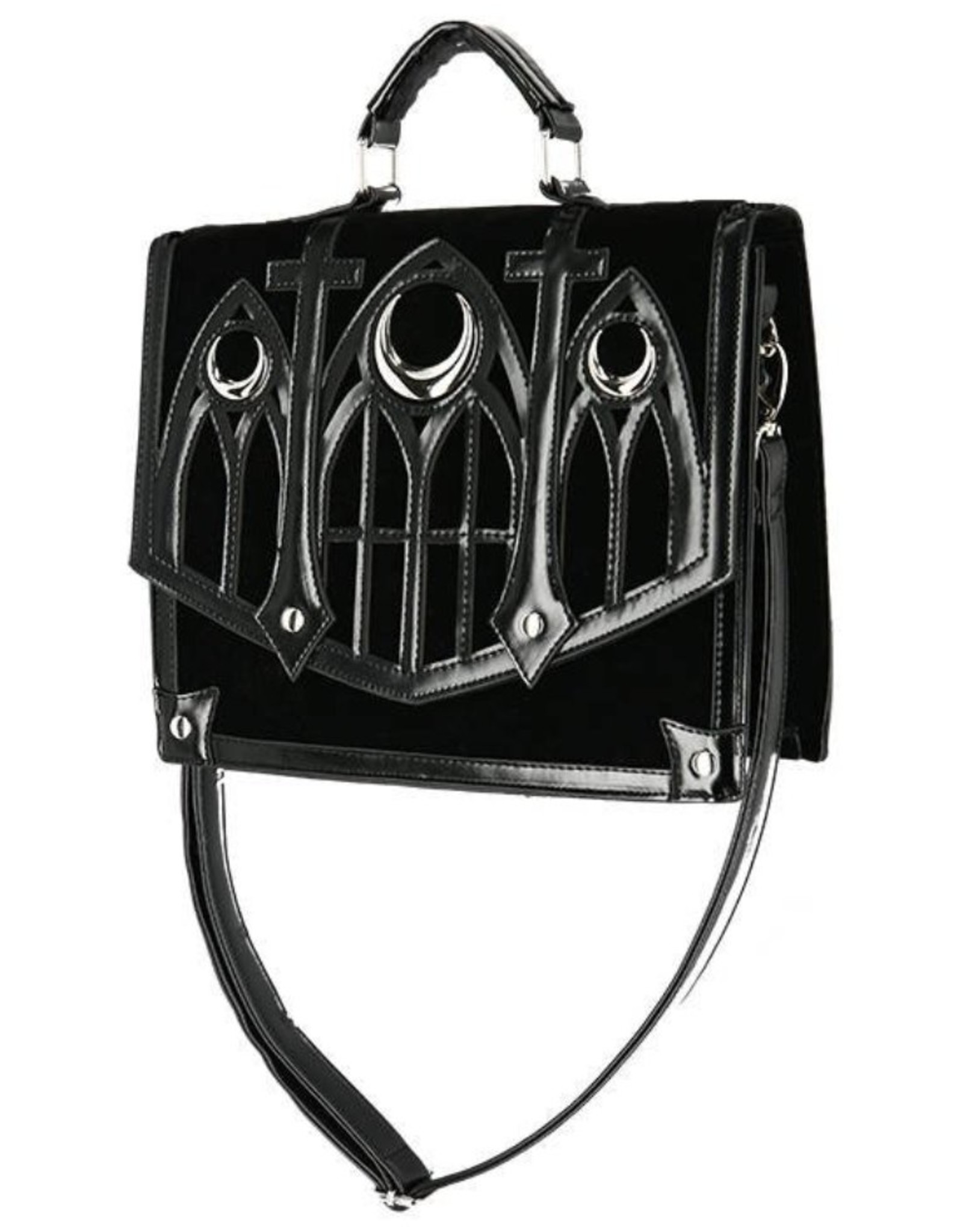 Restyle Gothic bags Steampunk bags - Gothic, Cathedral-patterned handbag