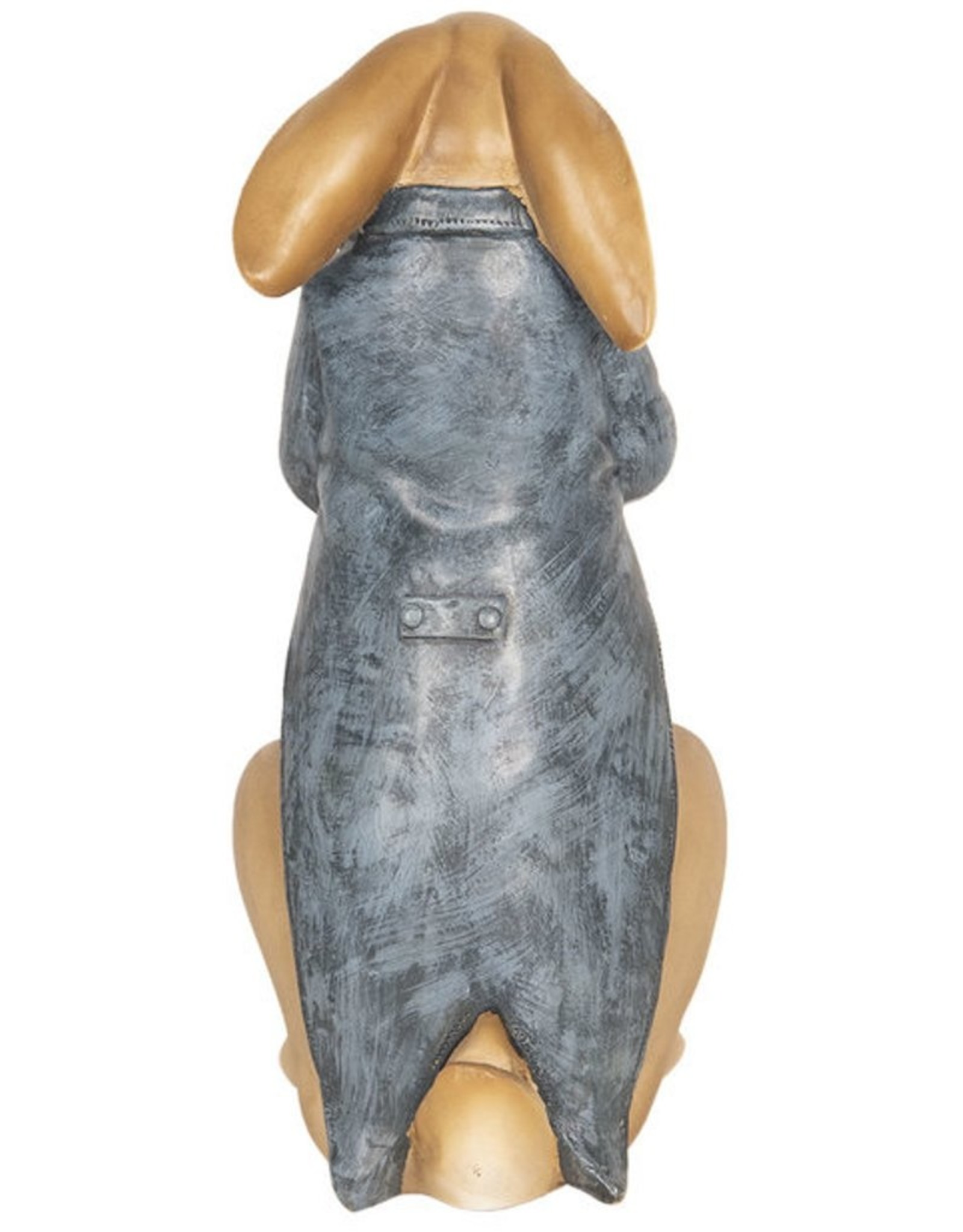 C&E Giftware & Lifestyle - Rabbit in jacket and waistcoat, with walking stick statue 32cm